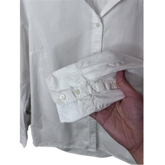 J. Crew white button-up long sleeve shirt size M - Picture 5 of 7